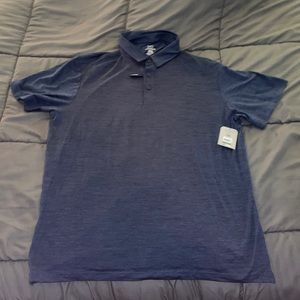 NWT! Men’s Navy blue stretch polo